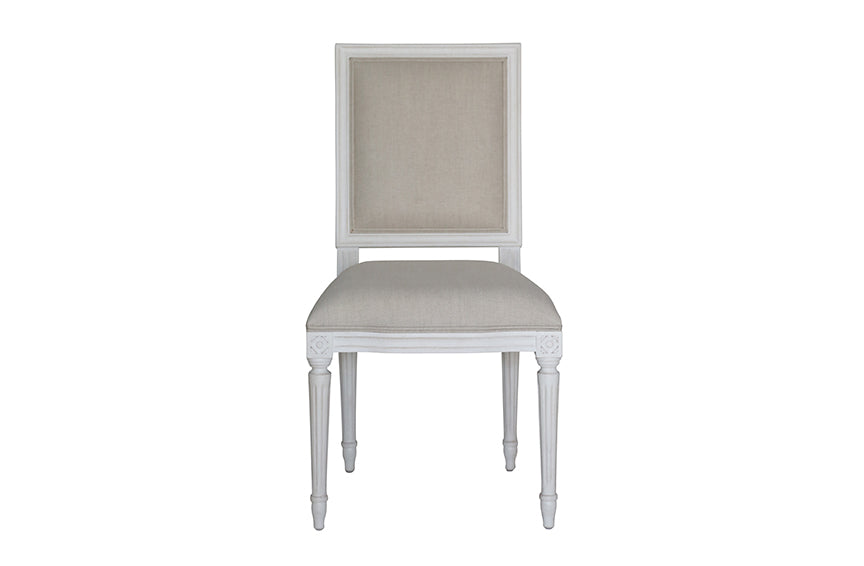 Regent Dining Chair Louis XVI Style in Antique White Ave Home