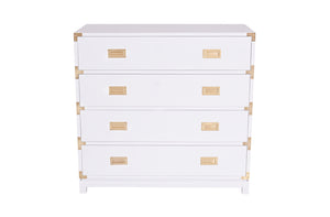 Large Carlyle Campaign Dresser - White