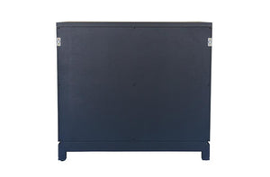 Small Carlyle Campaign Dresser - Navy | AVE HOME